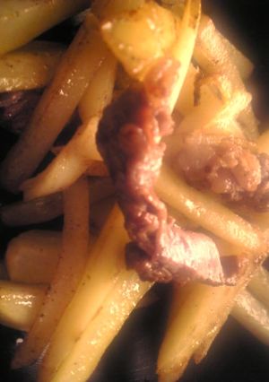 牛薄切り肉とじゃがいものバター醤油炒め-レシピのメイン写真