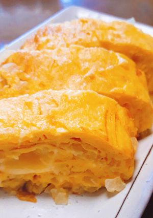 玉ねぎ入りチーズ卵焼き【ＪＡ遠州夢咲】-レシピのメイン写真