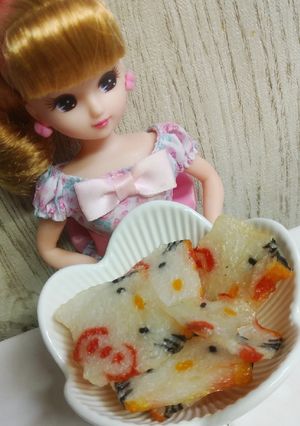 リカちゃん♡かまぼこチップス凸凹-レシピのメイン写真