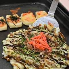 รูปของ もちと長芋のお好み焼き　ＪＡにいがた南蒲