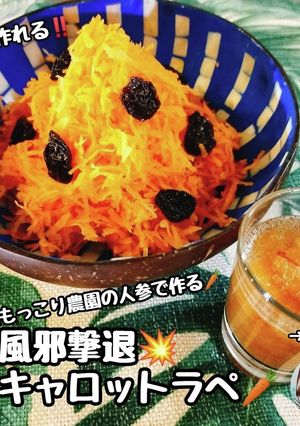 風邪予防に◎5分で作れるキャロットラペ-レシピのメイン写真