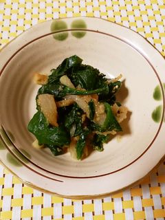 ほうれん草と玉ねぎのおかか和え-レシピのメイン写真