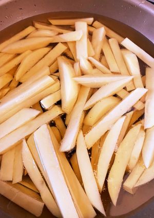 油はねの少ないポテトの揚げ方-レシピのメイン写真