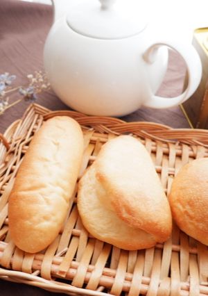 自家製酵母のパン：基本のバンズパン-レシピのメイン写真