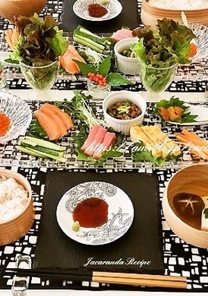 ゆず香る☆海鮮手巻き寿司-レシピのメイン写真