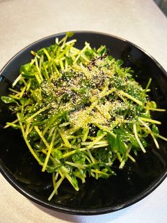 生の豆苗の塩昆布和え-レシピのメイン写真