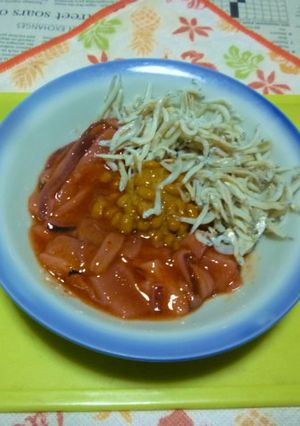 いか明太･納豆＋しらすちりめんのタパス-レシピのメイン写真