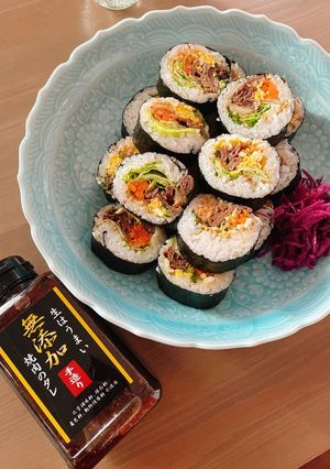無添加焼肉のたれで作る 簡単焼肉恵方巻-レシピのメイン写真