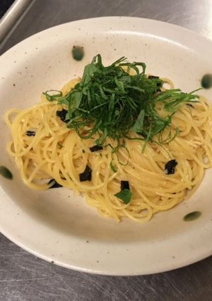 松茸の味お吸い物でパスタ-レシピのメイン写真