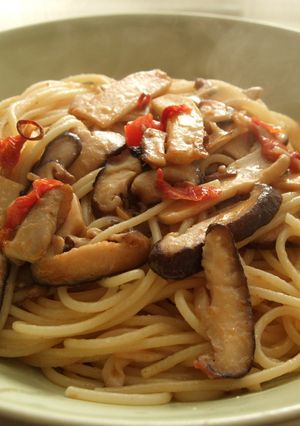 キノコとドライトマトのパスタ♪-レシピのメイン写真