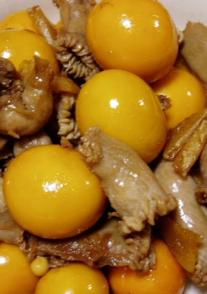 ヘルシー!玉子入り鳥もつのあっさり煮!-レシピのメイン写真