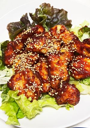 皮なしむね肉のヤンニョムチキン-レシピのメイン写真