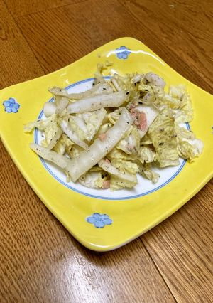 旨旨❤白菜とツナのごまサラダ-レシピのメイン写真