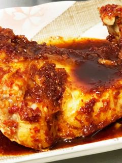 ぶりかまの韓国風煮付け-レシピのメイン写真