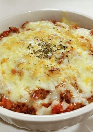 ミートソースのマッシュポテトグラタン-レシピのメイン写真