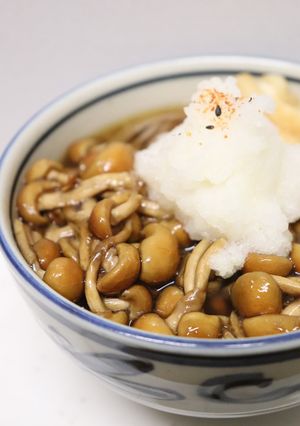 美味♪簡単♪株なめこあんで節分そば-レシピのメイン写真