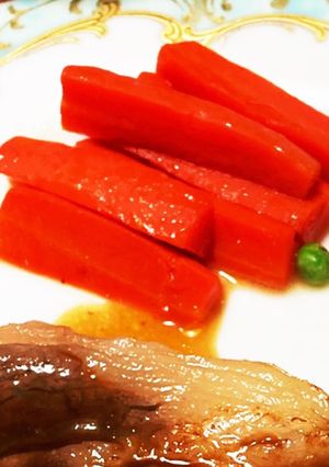 人参のレンチングラッセ-レシピのメイン写真