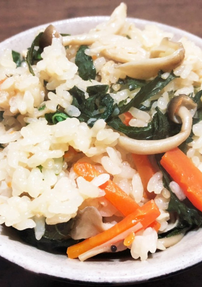 きのこたっぷり【炊き込みご飯】-レシピのメイン写真