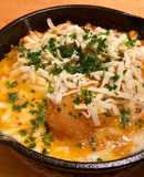 お惣菜チキンカツで☆チーズトマトカツ煮