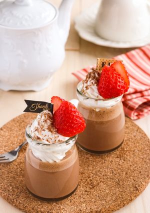 バレンタインチョコレートムース-レシピのメイン写真