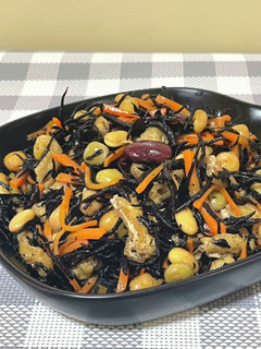 我が家の…ひじきの煮物☆ミックスビーンズ-レシピのメイン写真