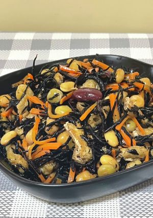 我が家の…ひじきの煮物☆ミックスビーンズ-レシピのメイン写真
