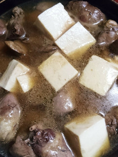 斬新やけど!鶏きもと豆腐の甘辛煮-レシピのメイン写真