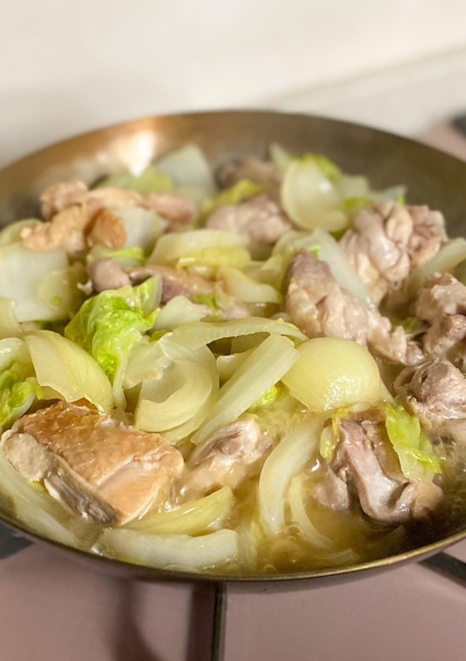 鶏ももとたっぷり白菜のさっと煮-レシピのメイン写真