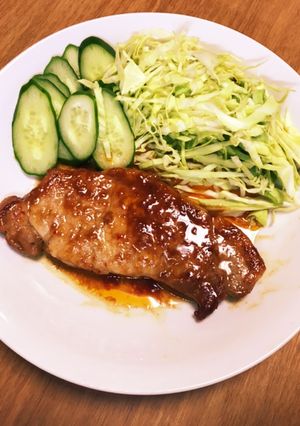 トンテキ辛味噌ソース-レシピのメイン写真