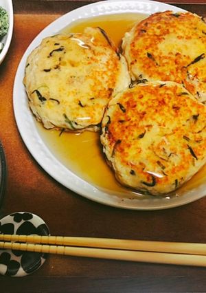 豆腐ハンバーグ(餡掛け)-レシピのメイン写真