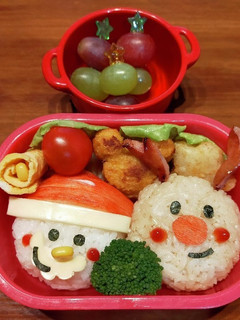 キャラ弁 クリスマス〈12月〉-レシピのメイン写真