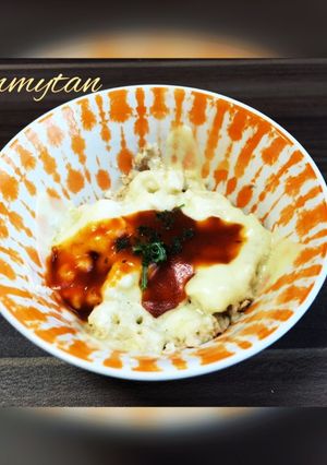 オートミールて簡単朝ごはん★ピザ風-レシピのメイン写真