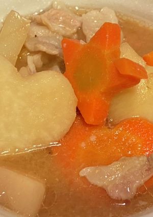 スロークッカーで作る豚汁-レシピのメイン写真