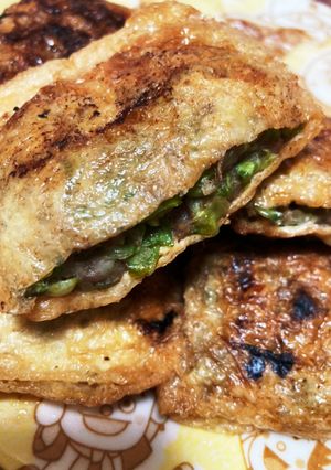 美味い！キャベツとひき肉の油揚げ餃子-レシピのメイン写真
