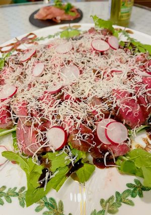 簡単！牛肉のカルパッチョ-レシピのメイン写真