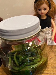 リカちゃん♡わさびの葉しょうゆ漬け˖ ⭑-レシピのメイン写真