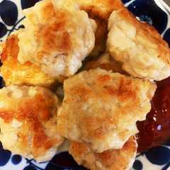 記録用:鶏むね肉のチキンナゲット-レシピのメイン写真