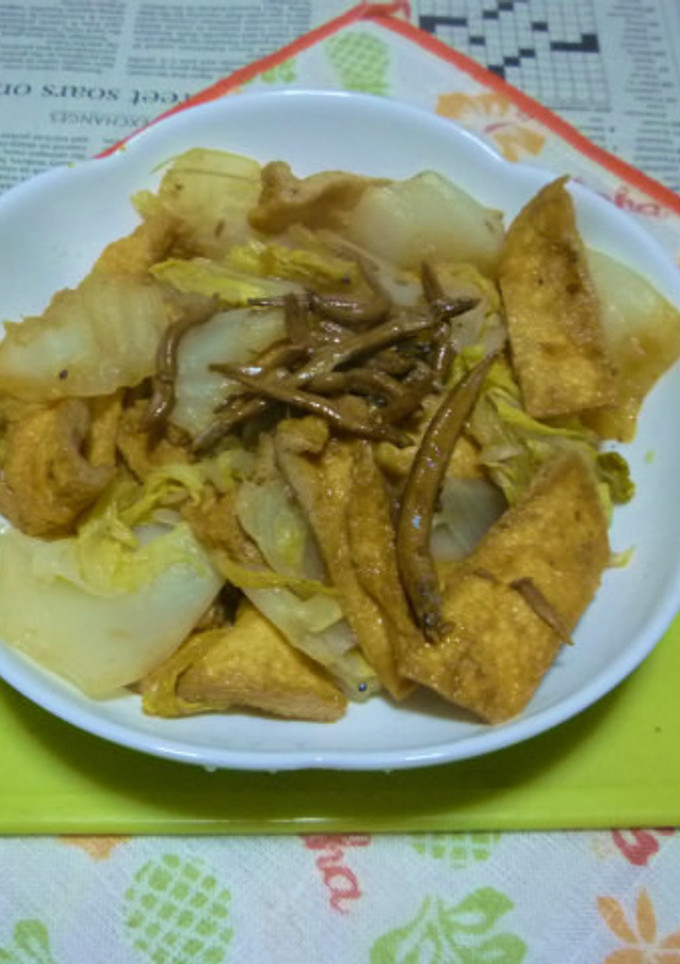 京揚げ･白菜のポン酢煮込みのタパス-レシピのメイン写真