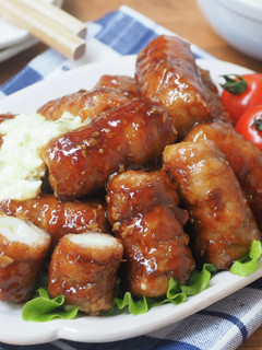 竹輪チーズの肉巻き♪タルタル南蛮風-レシピのメイン写真