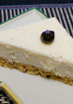 【体にやさしい】雑穀のレアチーズケーキ-レシピのメイン写真