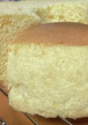ゆずはちみつの果肉入り全卵シフォンケーキ-レシピのメイン写真