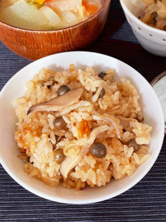 ちりめんじゃこと生姜のむかごごはん-レシピのメイン写真