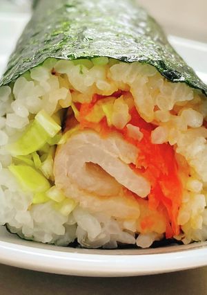 お弁当やパーティーに豚の生姜焼き海苔巻き-レシピのメイン写真