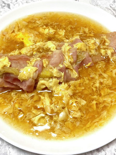 蒸し白菜&ベーコンのトロトロ卵あんかけ-レシピのメイン写真