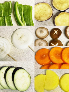 焼肉 野菜の切り方、下準備メモ-レシピのメイン写真