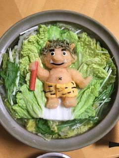 鬼くん大根アート鍋-レシピのメイン写真