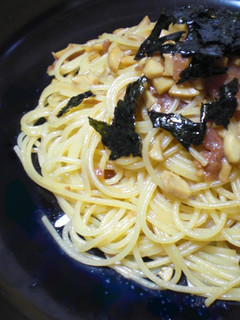 バター醤油風味☆梅きのこパスタ-レシピのメイン写真