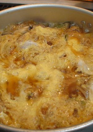 残った鍋材料ですき焼き風親子煮-レシピのメイン写真