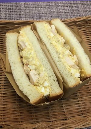 セロリ入りたまごサンド-レシピのメイン写真