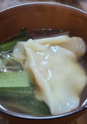 王将の冷凍水餃子で簡単水餃子スープ♪-レシピのメイン写真